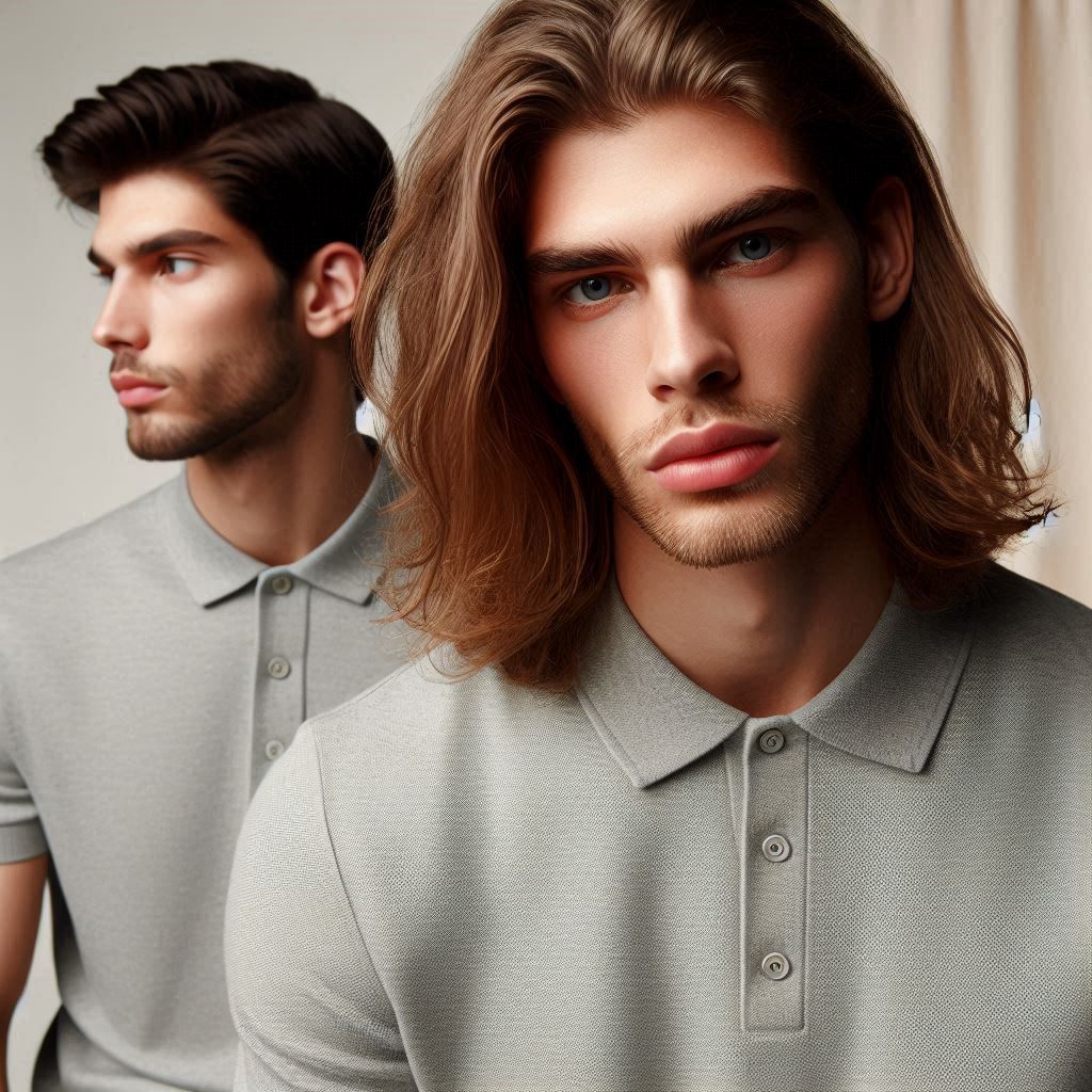 Grey Solid Polo T-shirt