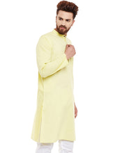 Load image into Gallery viewer, Light Yellow Straight Kurta Pajama for Men
