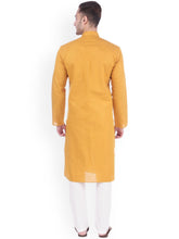 Load image into Gallery viewer, Mustard Straight Kurta Pajama for Men
