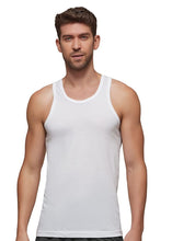 Load image into Gallery viewer, Pack of 4 Cotton Inner Vest For Men ( ALL WHITE )
