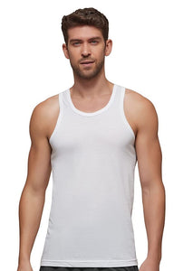 Pack of 4 Cotton Inner Vest For Men ( ALL WHITE )