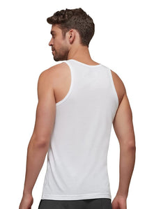 Pack of 4 Cotton Inner Vest For Men ( ALL WHITE )