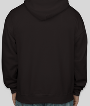 Load image into Gallery viewer, Black With Zipper Hoodie
