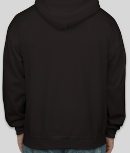 Black With Zipper Hoodie