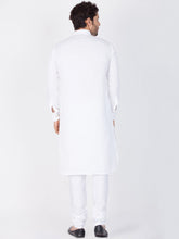 Load image into Gallery viewer, White Straight Kurta Pajama for Men
