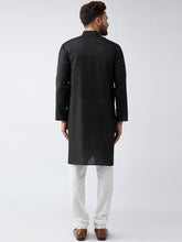 Load image into Gallery viewer, Black Straight Kurta Pajama for Men
