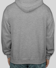 Load image into Gallery viewer, Grey With Zipper Hoodie
