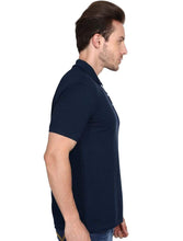 Load image into Gallery viewer, Navy Blue Collar T-Shirt 100%  Premium Cotton
