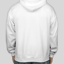 Load image into Gallery viewer, White with Zipper Hoodie
