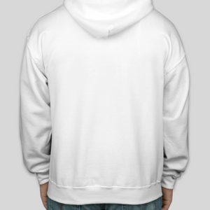 White with Zipper Hoodie