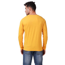 Load image into Gallery viewer, Mustard Henley T-Shirt For Men
